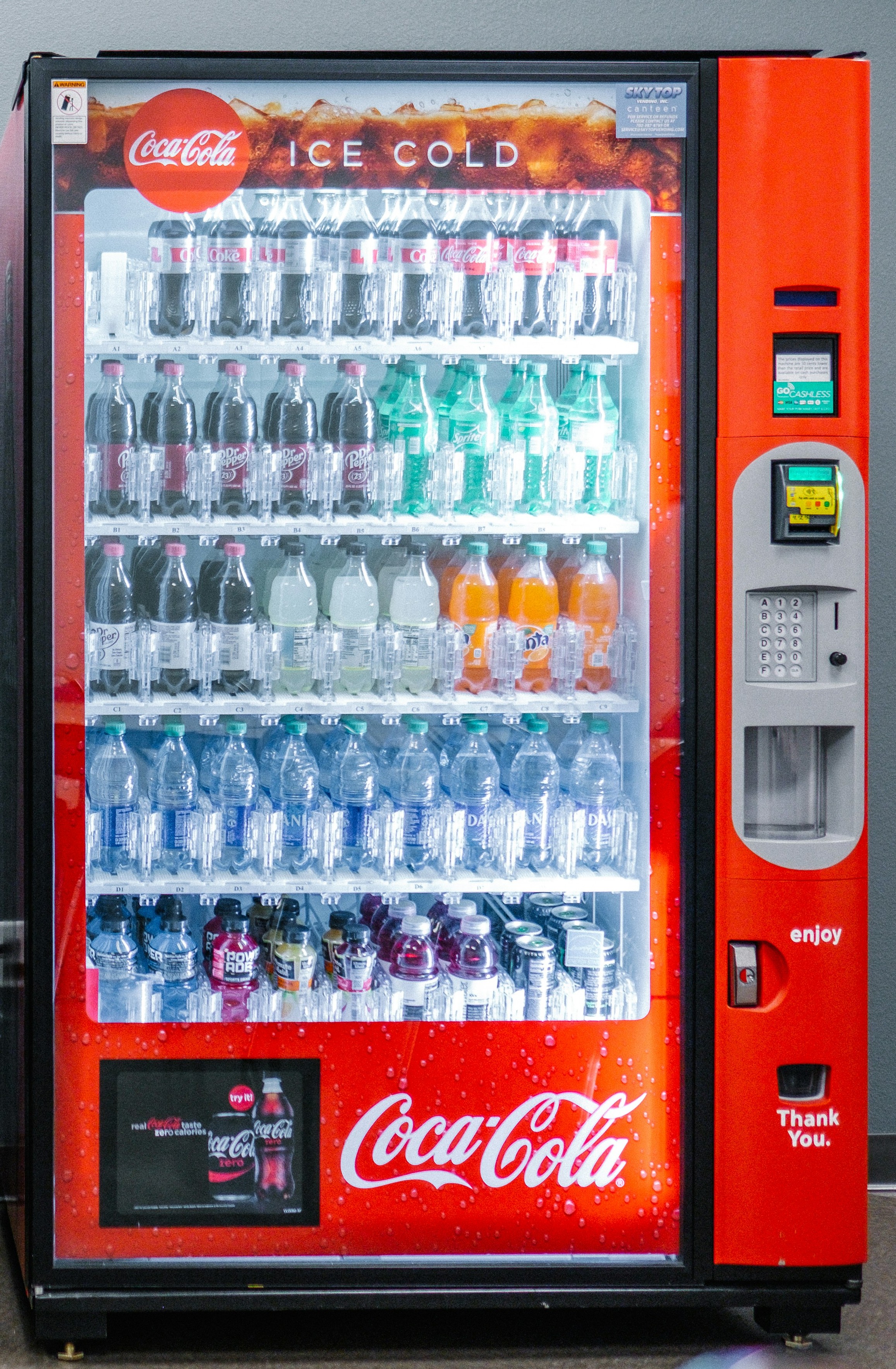 Vending Machine Interior